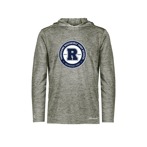 [FOLHCGGY-YS-LOGO3] Decker Youth Charge Hoodie (Youth S, Gray, Logo 3)