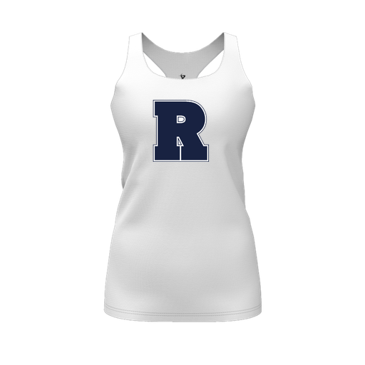 [FT0TRBWH-FYS-LOGO2] Decker Racerback Tank Top (Female Youth S, White, Logo 2)