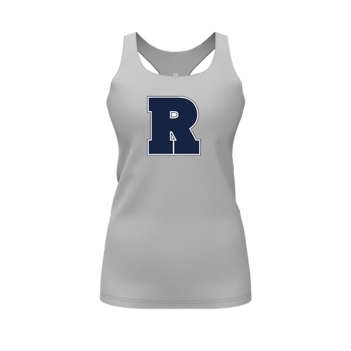 [FT0TRBGY-FYS-LOGO2] Decker Racerback Tank Top (Female Youth S, Gray, Logo 2)