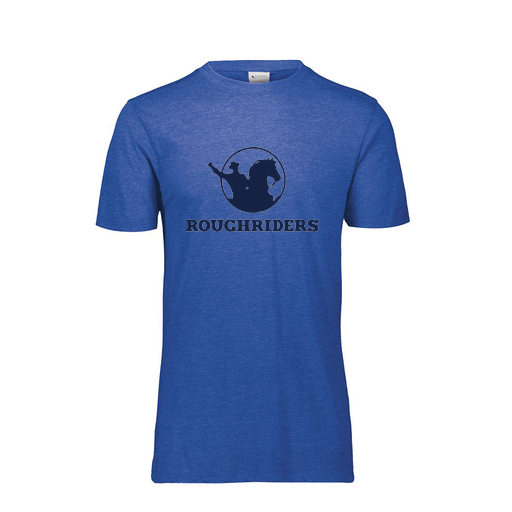 [FTSCUBNV-AS-LOGO1] Decker Men's Tri-Blend T-Shirt - Short Sleeve (Adult S, Navy, Logo 1)