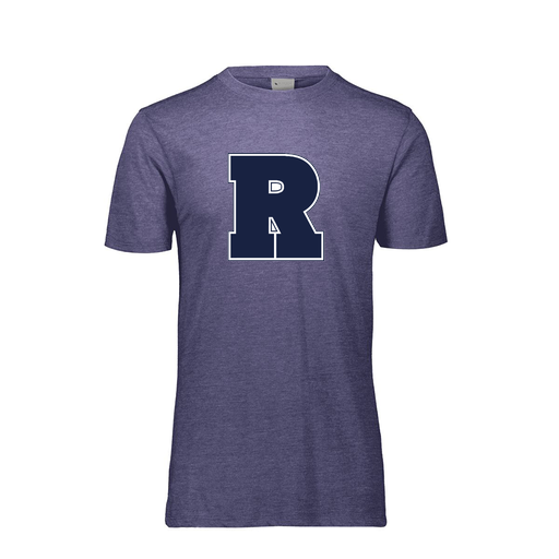 [FTSCUBRY-AS-LOGO2] Decker Men's Tri-Blend T-Shirt - Short Sleeve (Adult S, Royal, Logo 2)