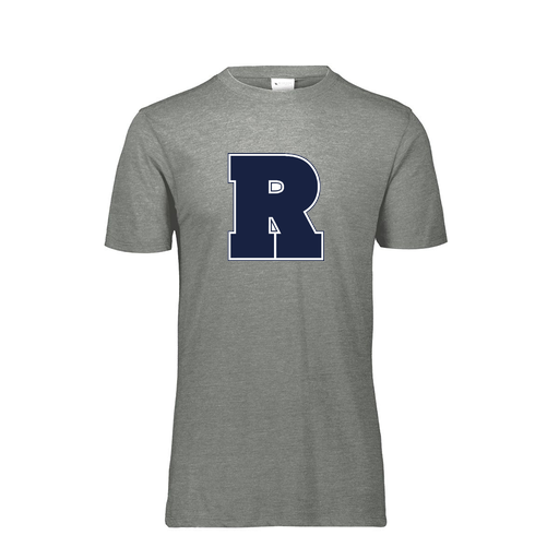 [FTSCUBGY-AS-LOGO2] Decker Men's Tri-Blend T-Shirt - Short Sleeve (Adult S, Gray, Logo 2)