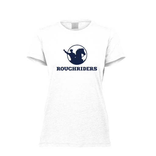 [FTSCUBWH-FAXS-LOGO1] Decker Women's Tri-Blend T-Shirt - Short Sleeve (Female Adult XS, White, Logo 1)
