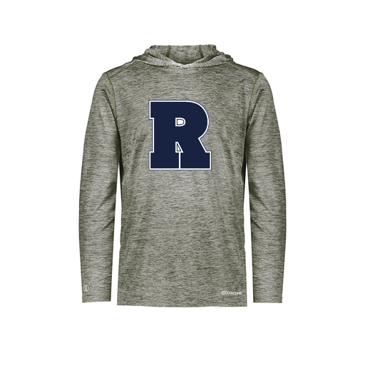 [FOLHCGGY-AS-LOGO2] Decker Men's Charge Hoodie (Adult S, Gray, Logo 2)