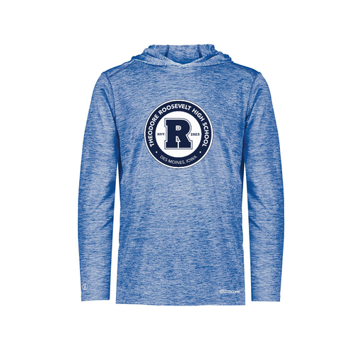 [FOLHCGRY-YS-LOGO3] Decker Youth Charge Hoodie (Youth S, Royal, Logo 3)