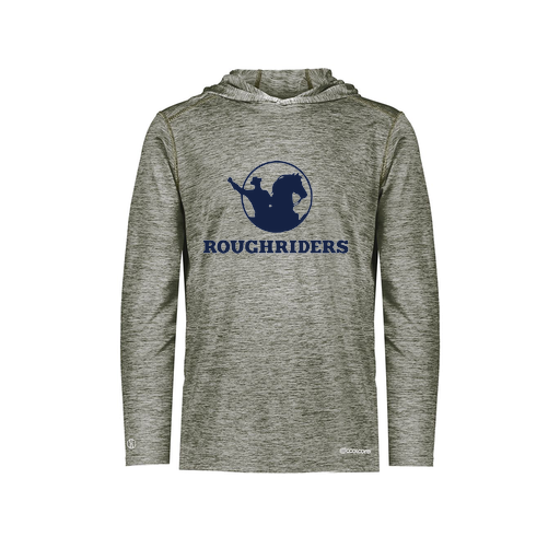 [FOLHCGGY-YS-LOGO1] Decker Youth Charge Hoodie (Youth S, Gray, Logo 1)