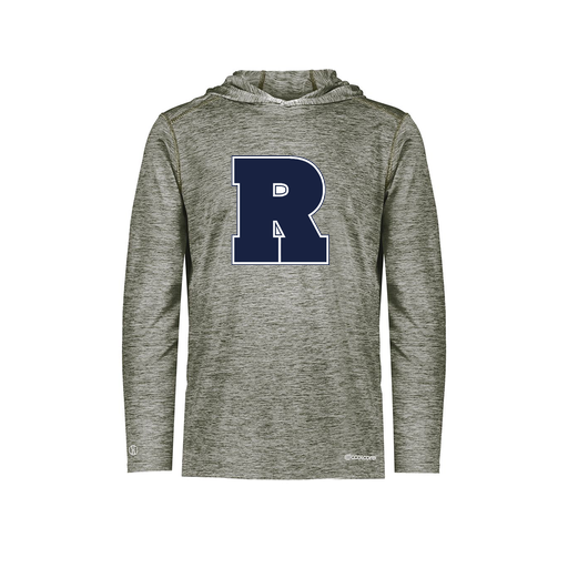 [FOLHCGGY-YS-LOGO2] Decker Youth Charge Hoodie (Youth S, Gray, Logo 2)